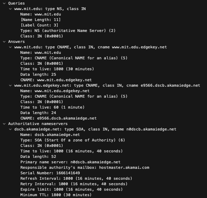 DNS response 2